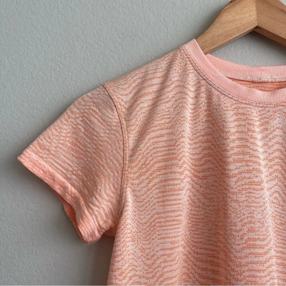 lululemon athletica Peach Short Sleeve Tee